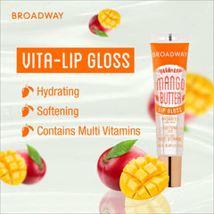 Ruby Kisses Broadway Vita-Lip brillo labial con textura suave y sedosa