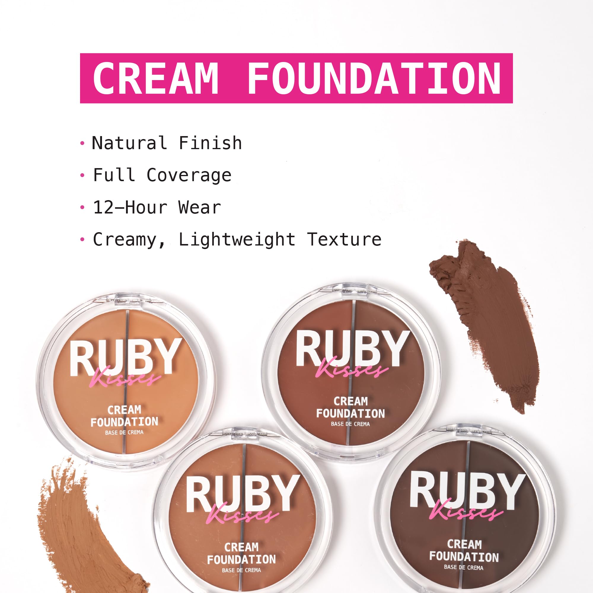 Ruby Kisses cobertura total que unifica tono y reduce imperfecciones.