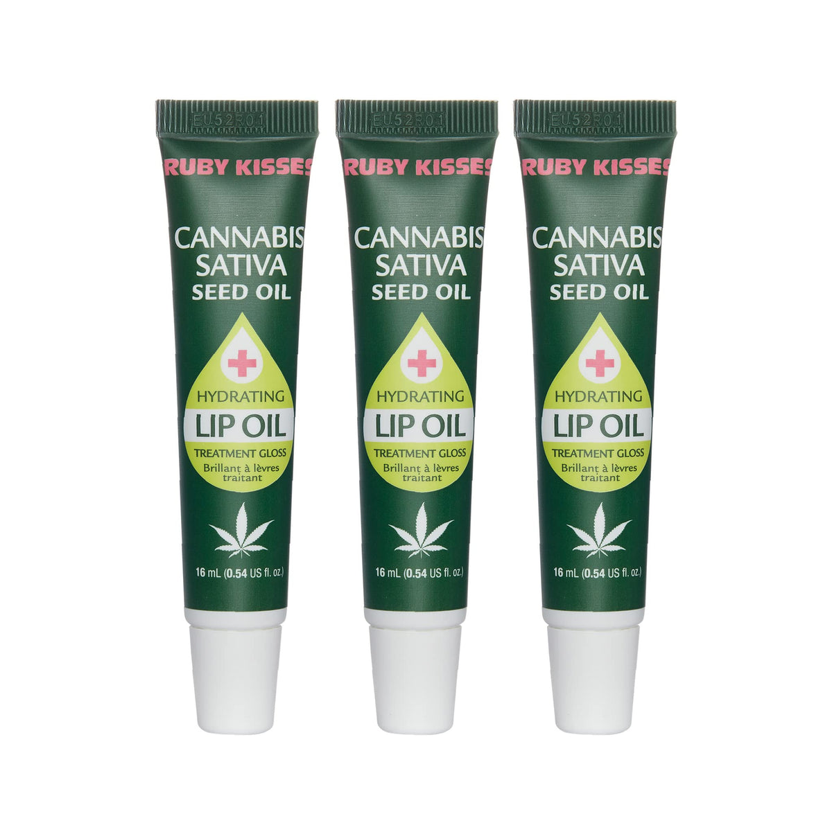 Ruby Kisses Aceite Labial Hidratante en aplicación suave para labios hidratados y brillantes.