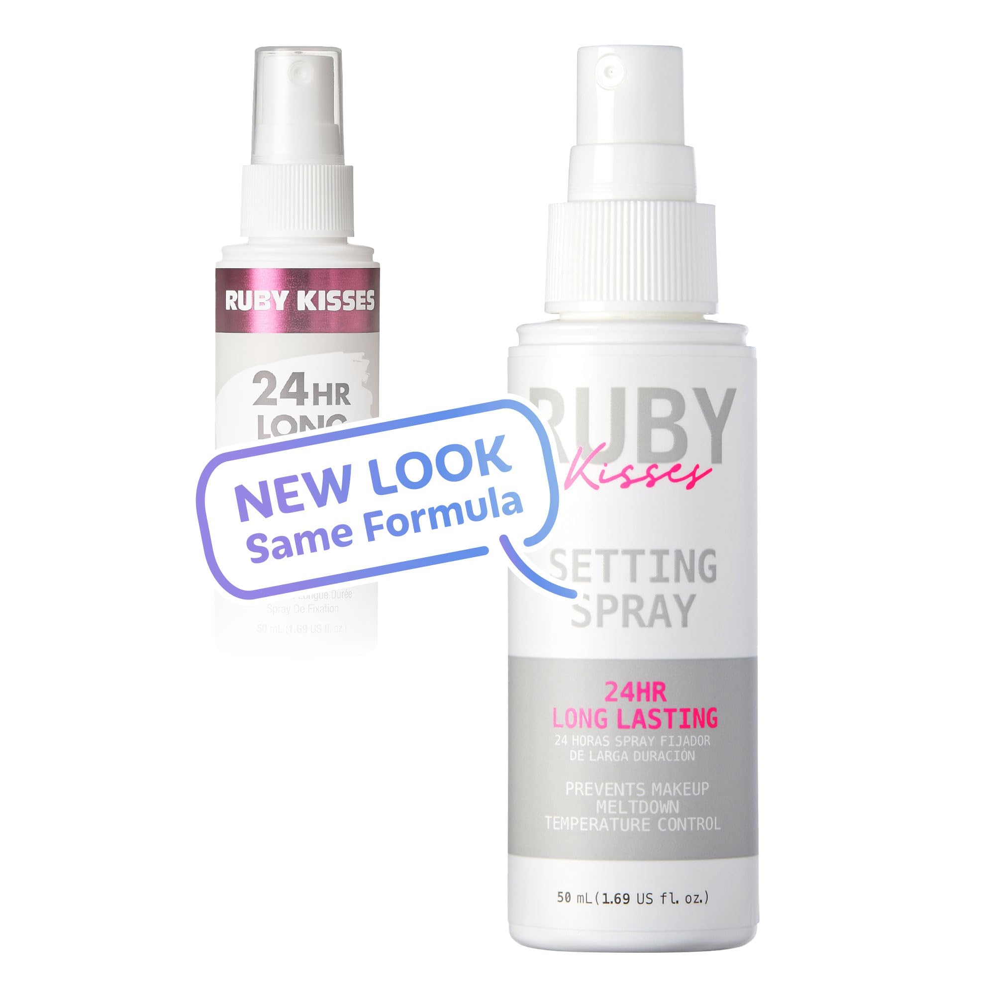 Ruby Kisses Setting Spray acabado radiante gracias a la micro neblina.