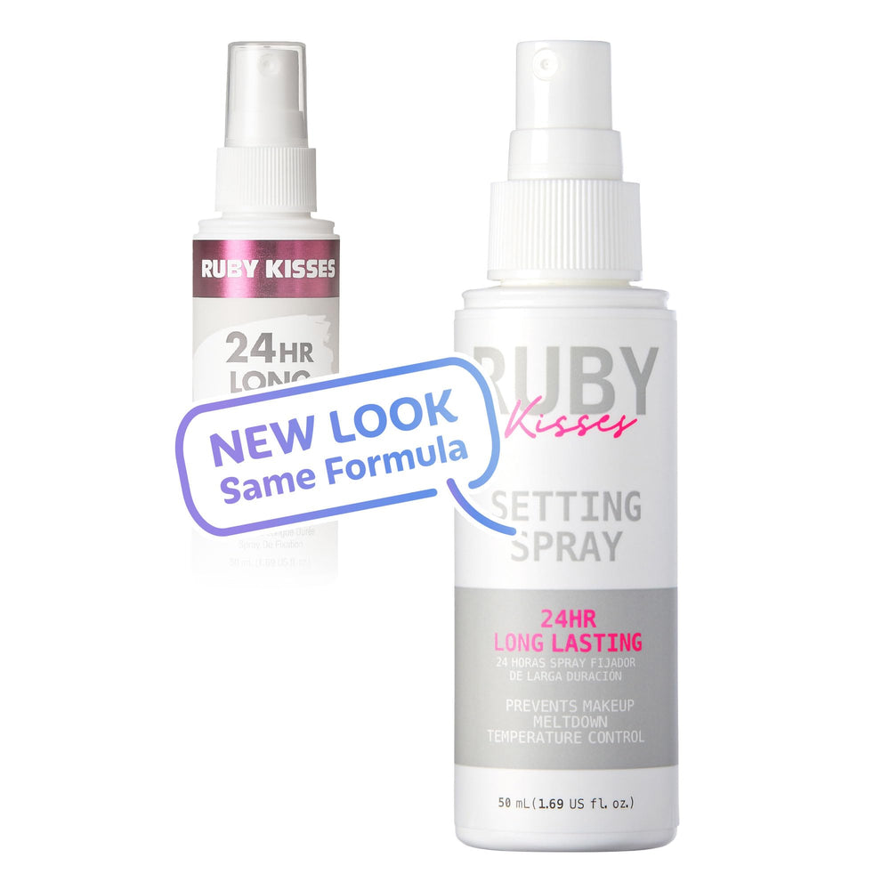 Ruby Kisses Setting Spray acabado radiante gracias a la micro neblina.