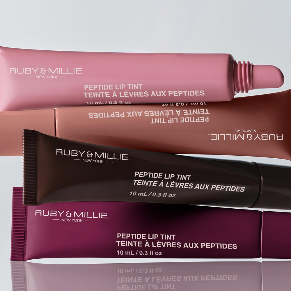 Tratamiento labial peptídico de Ruby & Millie para uso diario o solo