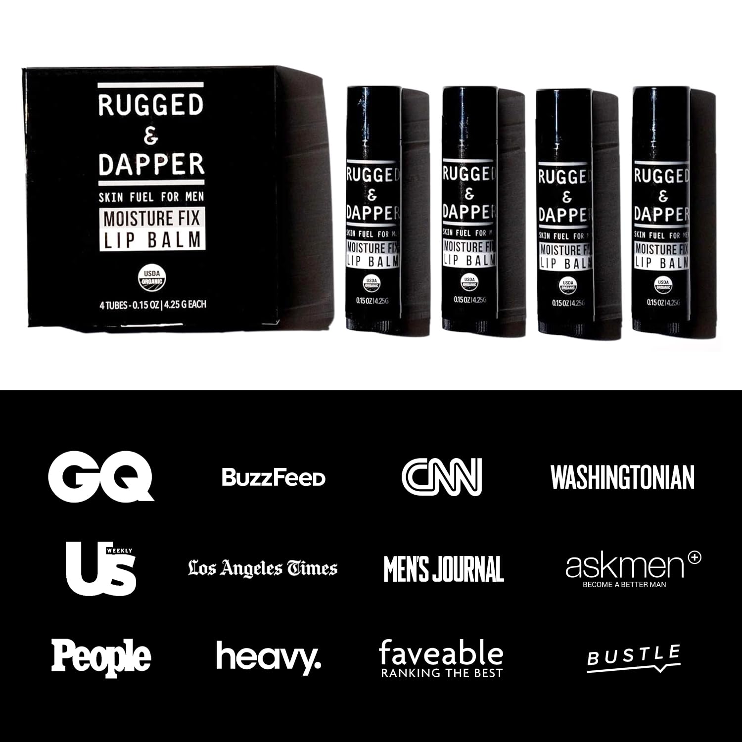 Rugged & Dapper fórmula natural con eucalipto para frescura