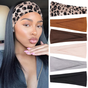 RuiYok banda ancha para el cabello en seis colores, ideal para combinar con atuendos.