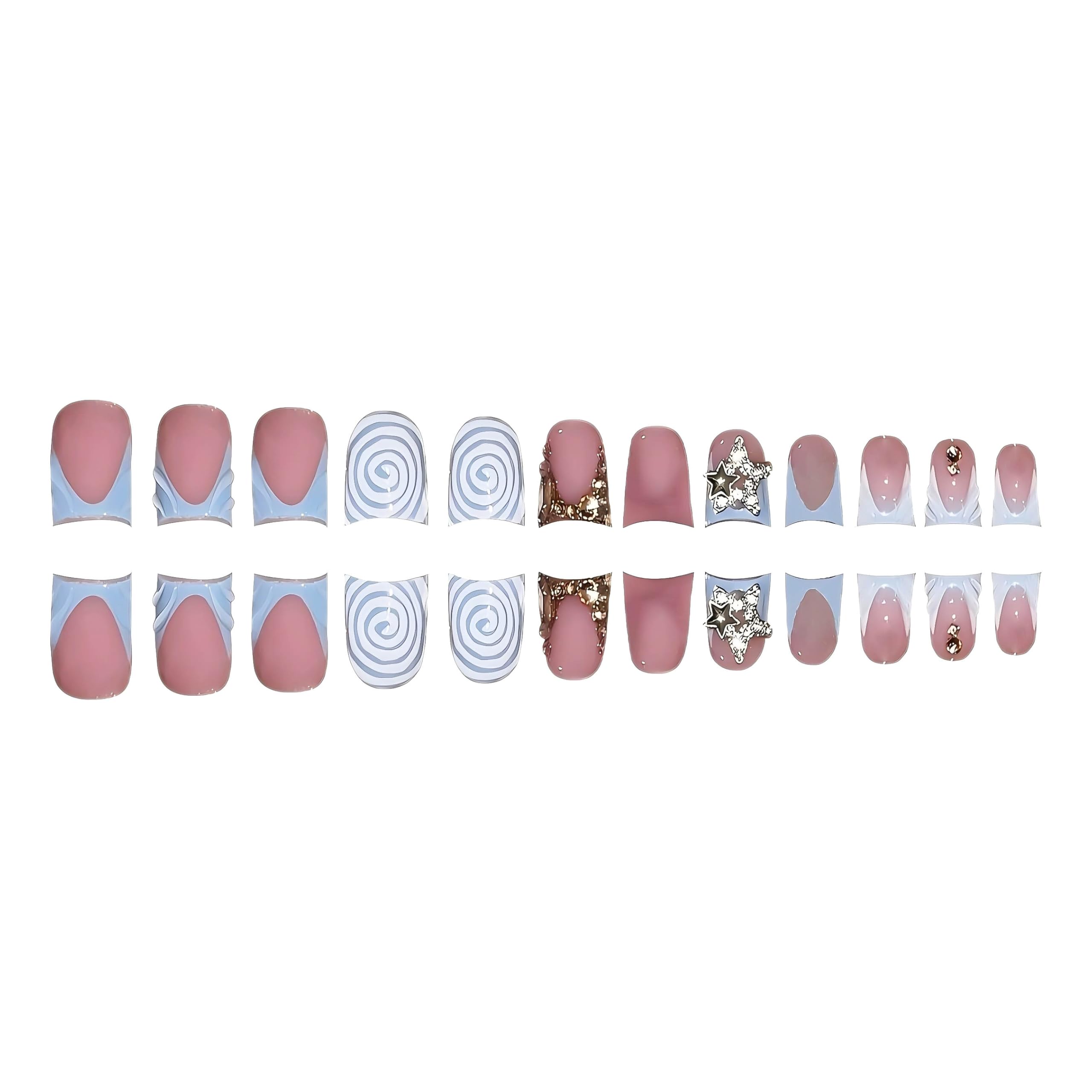RUOKEXIN gel adhesivo incluido para fijación de uñas.