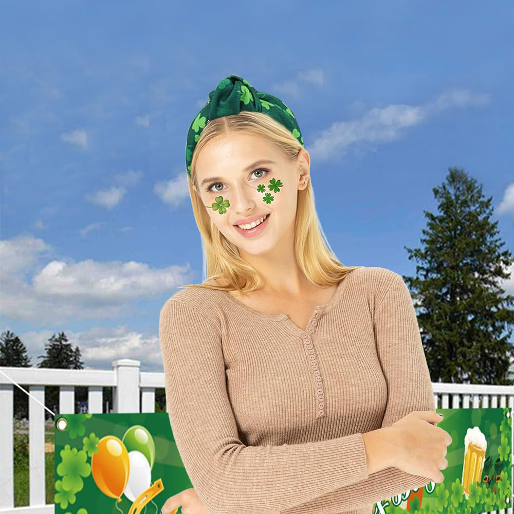 Regalo perfecto RUPOFUZA diadema trébol verde para sorpresa.
