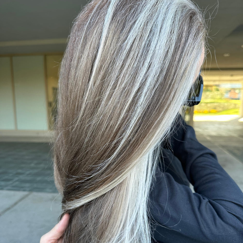 RUSK PlatinumX cuida el color en cabello teñido o tratado