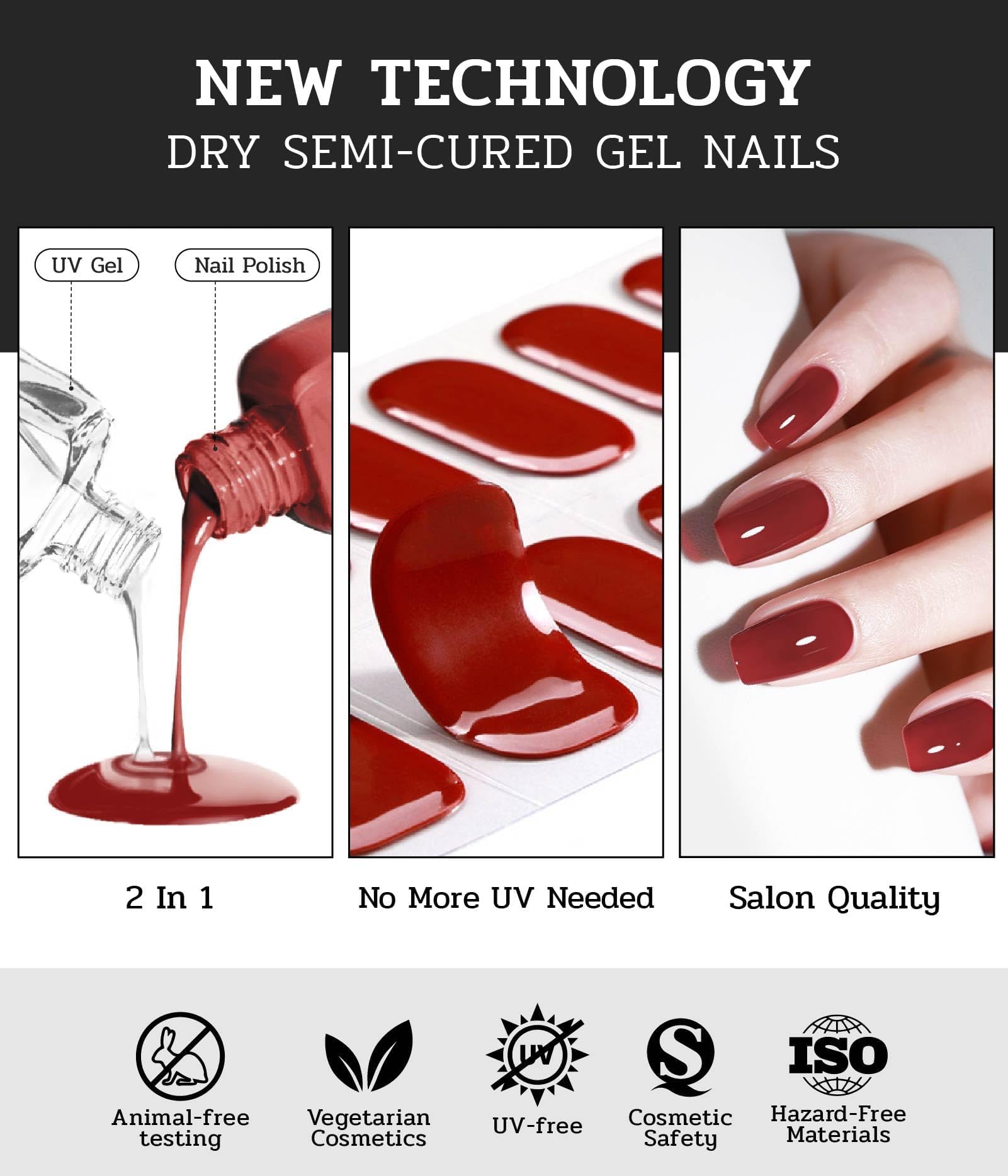 Ruyeefam Drama Queen Jam Pink, adhesión estable y retirada adecuada sin dañar uñas.
