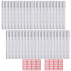 Rvetol pack de 40 bolígrafos giratorios para aceites de cutícula, prácticos para llevar.