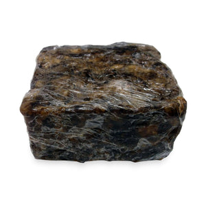 Jabón Negro Africano SAAQIN en barra cruda para limpieza profunda de piel