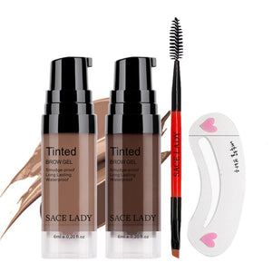 SACE LADY gel para cejas en 2 tonos con brochas para definición rápida