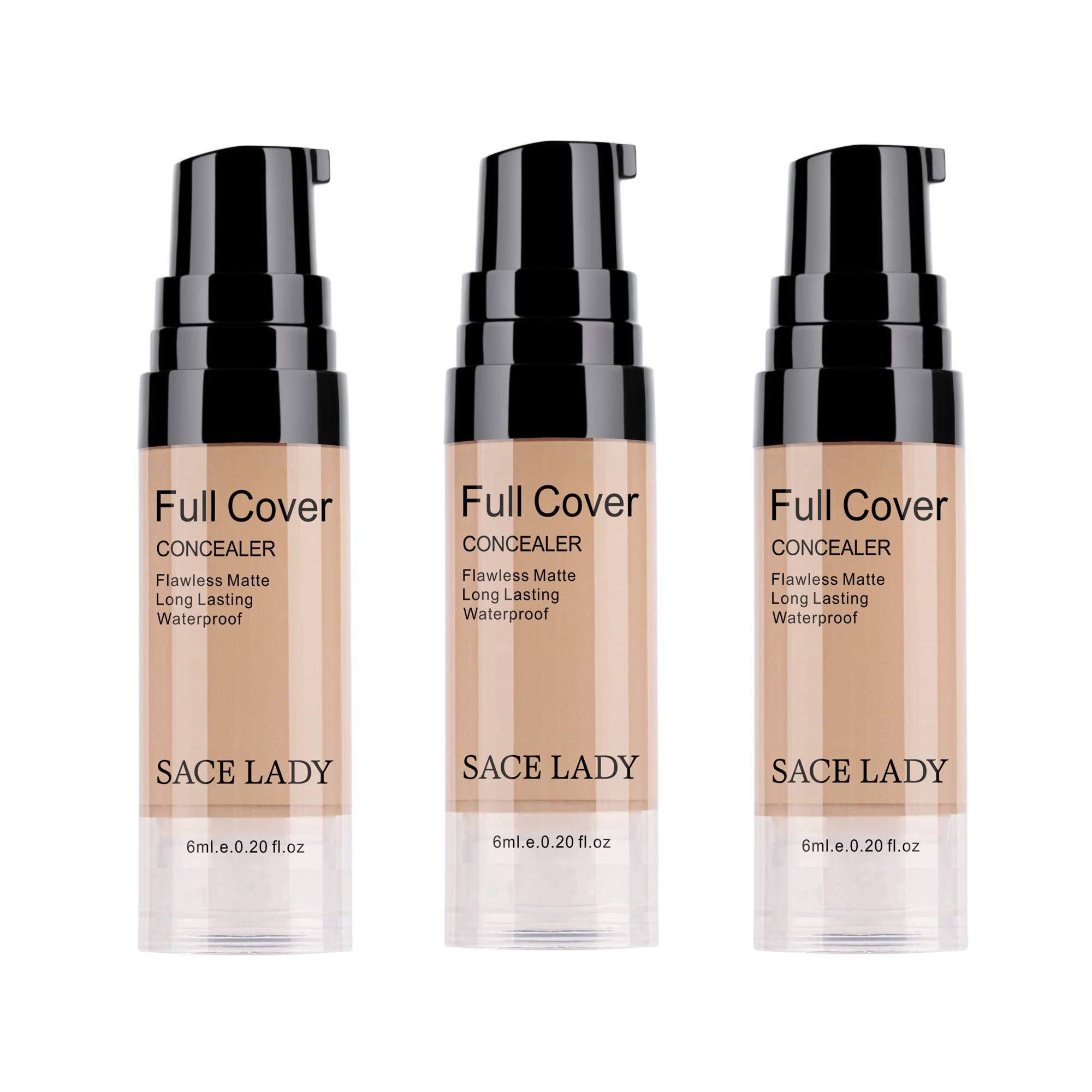 Corrector líquido SACE LADY en frasco con cobertura total para imperfecciones