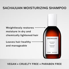 SACHAJUAN champú hidratante aplicación suave para cabello suave y brillante