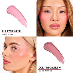Sacheu Cheek Stay-N, color sutil para un rubor natural en la piel.