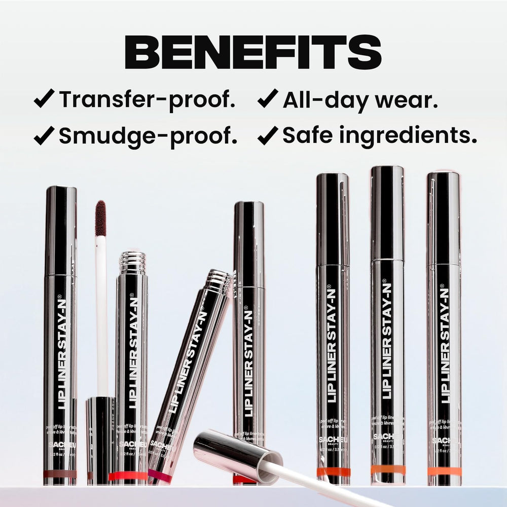 Sacheu delineador labios STAY-N, vitamina E que cuida y nutre los labios.