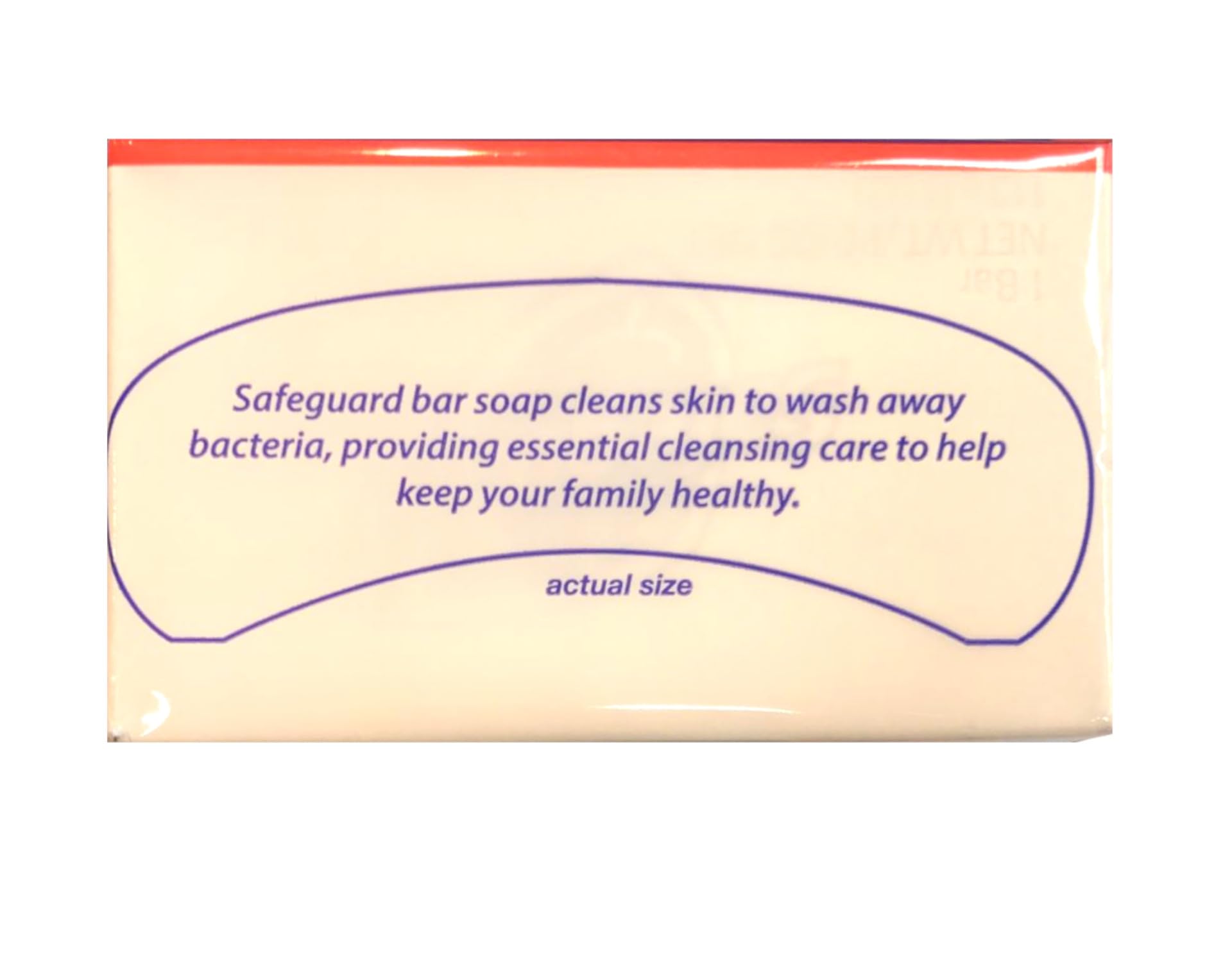 Safeguard barra antibacterial sin fragancia, ideal para piel sensible.