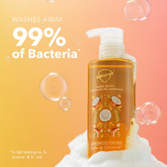 Safeguard jabón micelar para manos, limpieza profunda y fragancia coco.