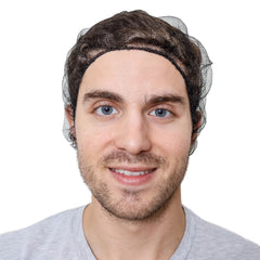 SAFEKO red de cabello panales nylon negro, protección ligera para laboratorios.