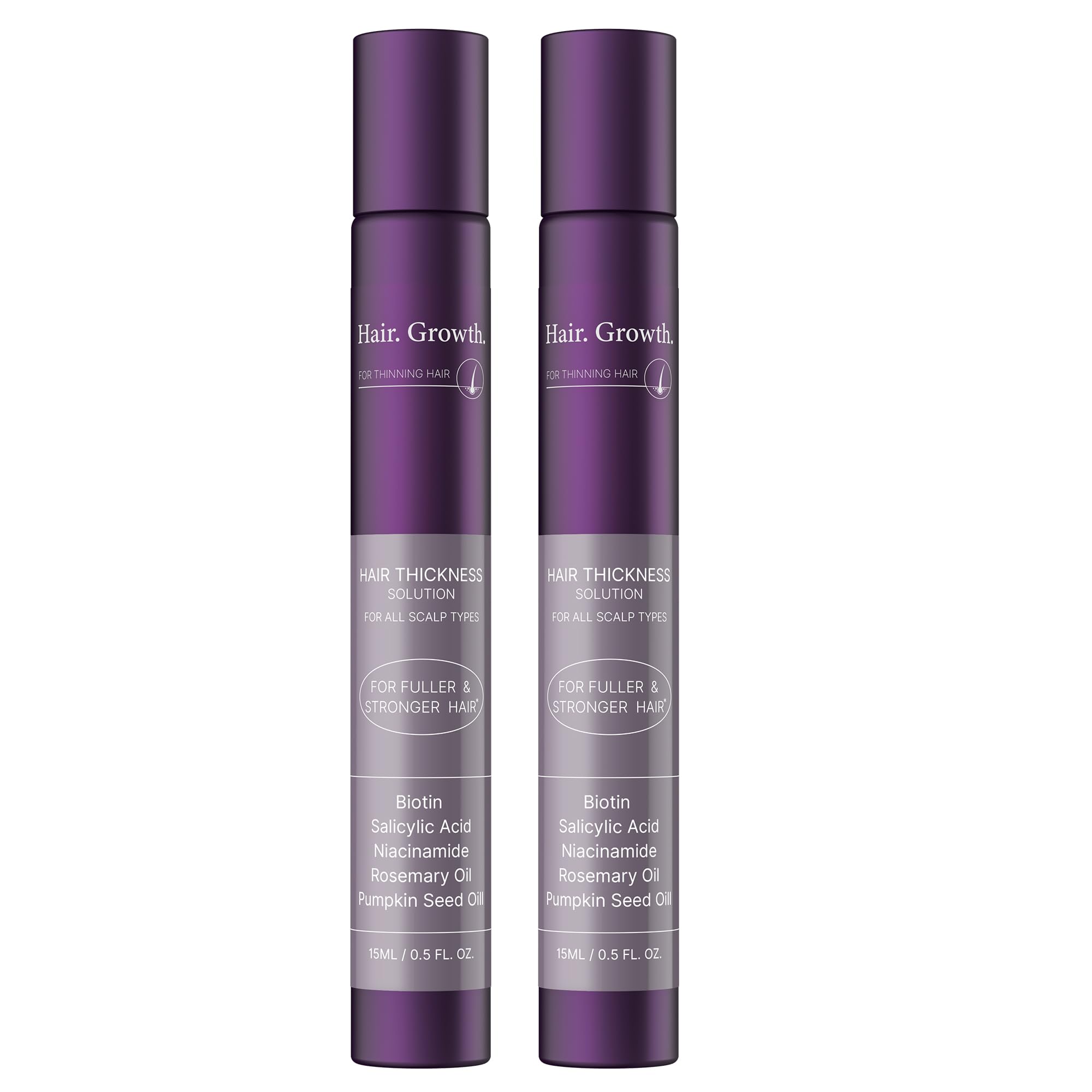 Sahha Serum Capilar Roll-On en frasco práctico para uso diario.