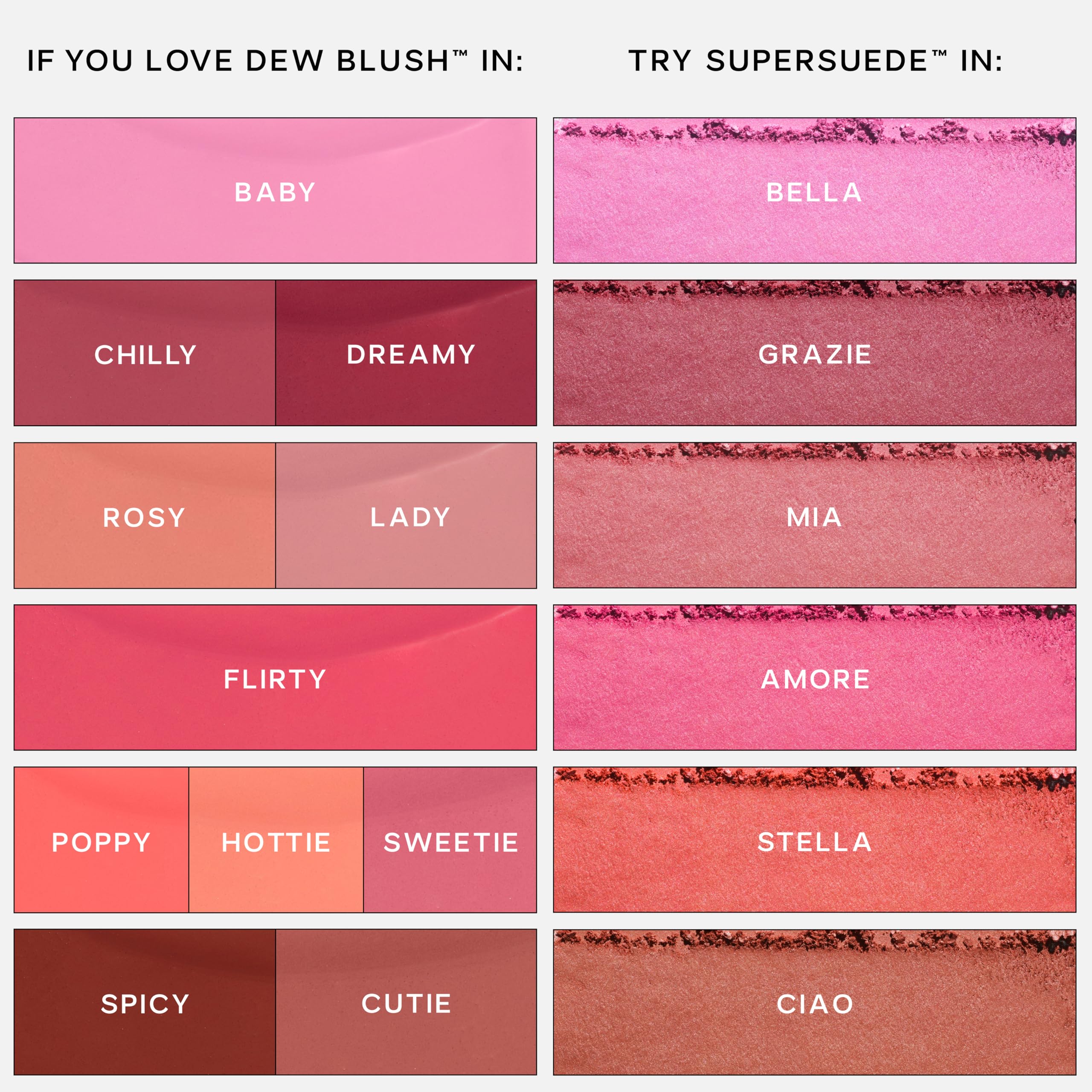 Saie Dew Liquid Blush sin parabenos y libre de crueldad.