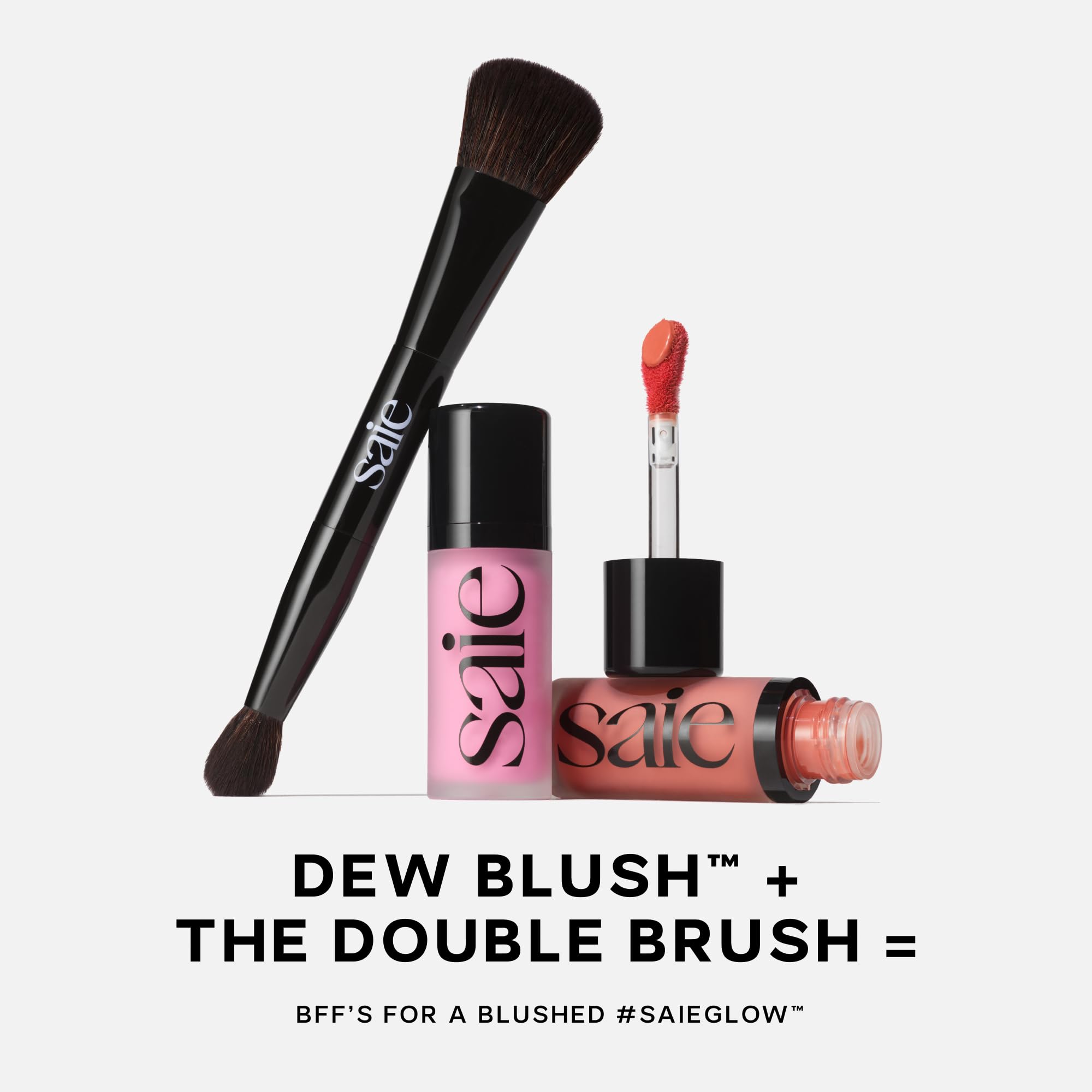 Saie Dew Liquid Blush ofrece nueve tonos para tu piel.