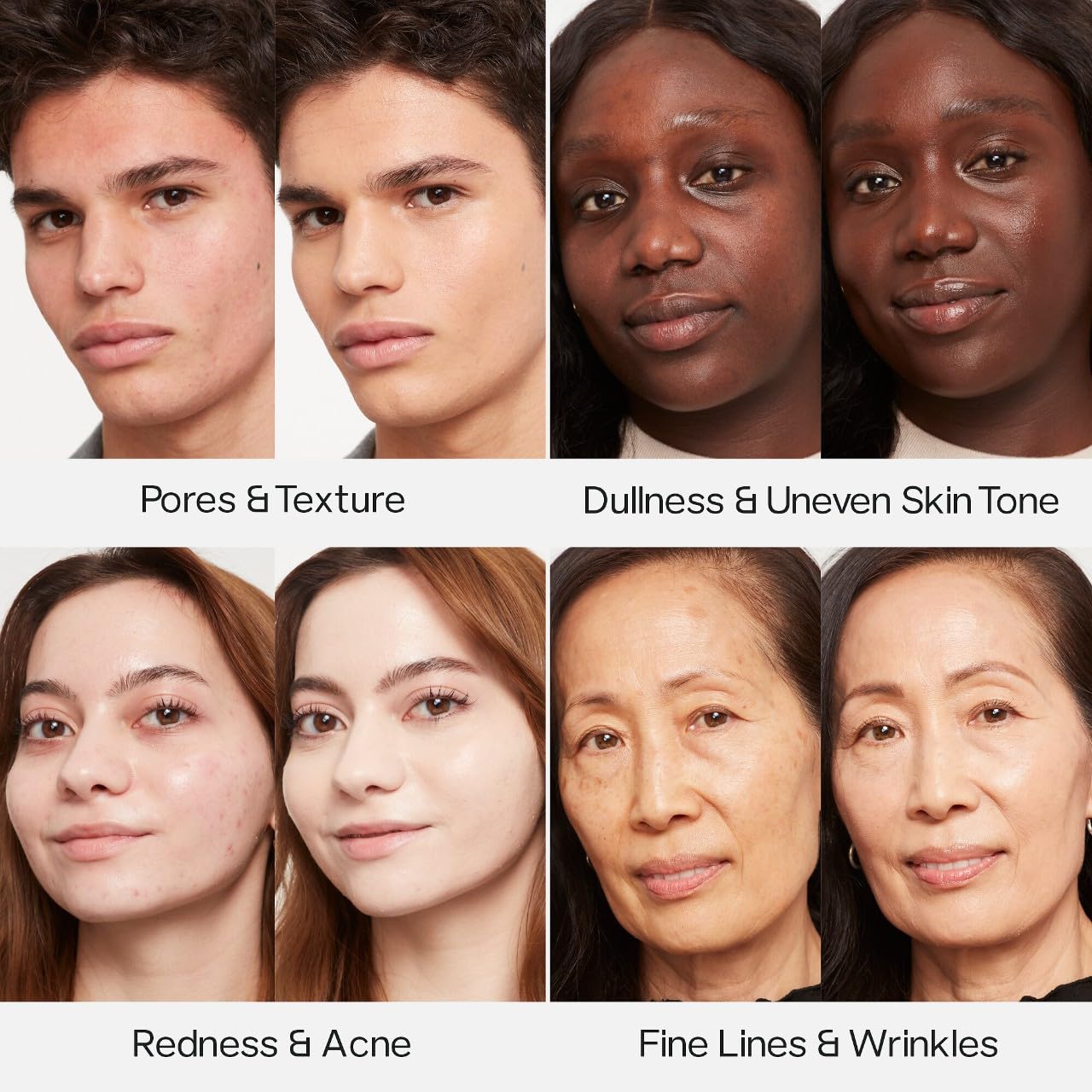 Saie Glowy Super Skin Tint, cobertura media para tono uniforme.