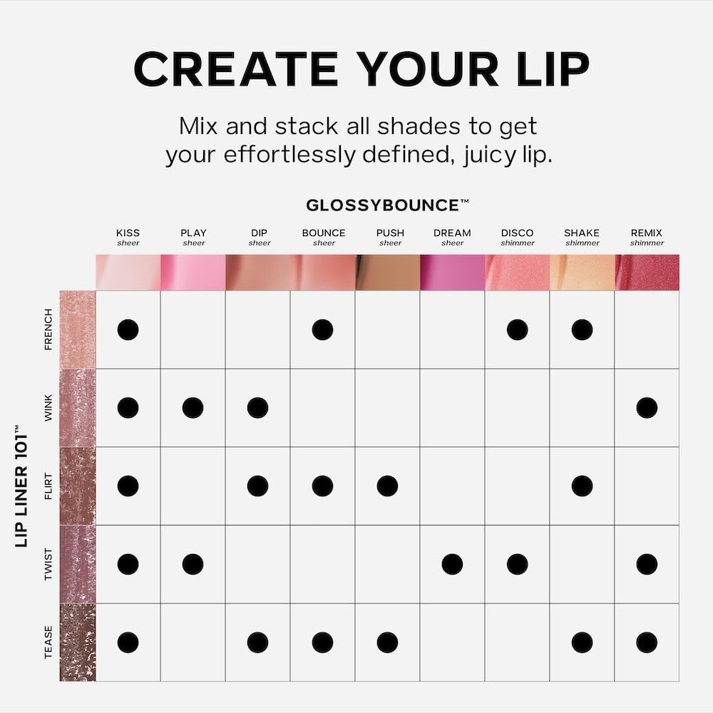 Saie Lip Liner 101: compatible con GlossyBounce para completar look.