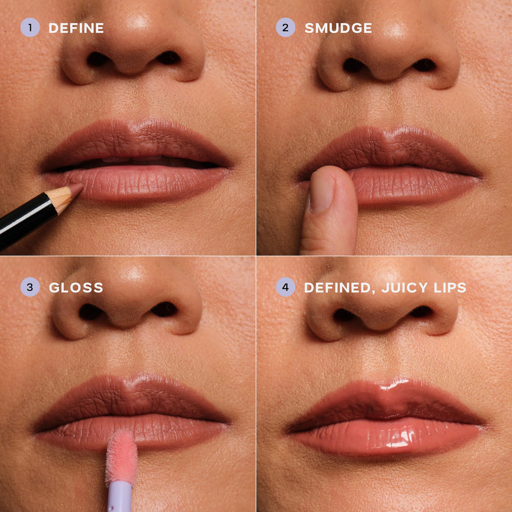 Saie Lip Liner 101: fórmula nutritiva con karité y jojoba para labios sanos.