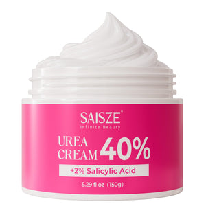 SAISZE Crema de Urea 40% con consistencia cremosa para pies suaves.
