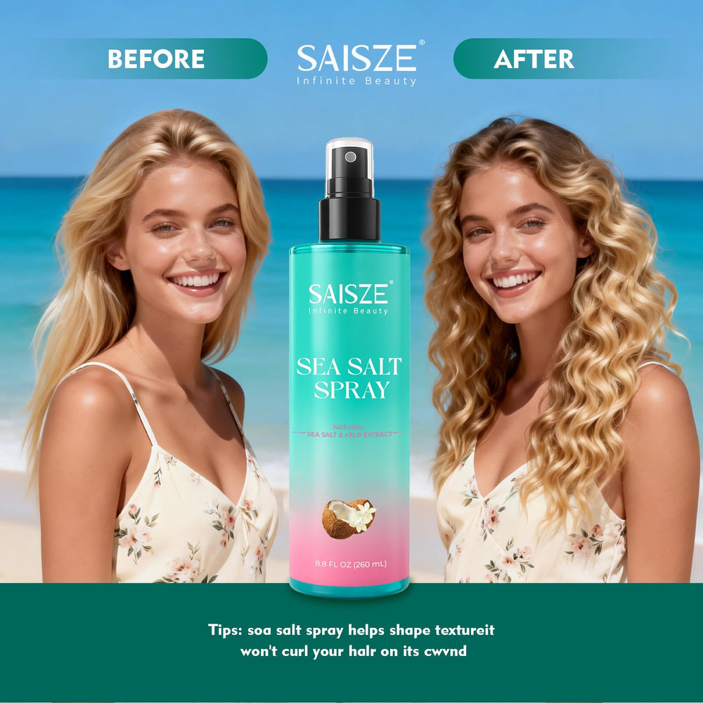 SAISZE Sea Salt Spray, textura natural y flexible para ondas de playa.