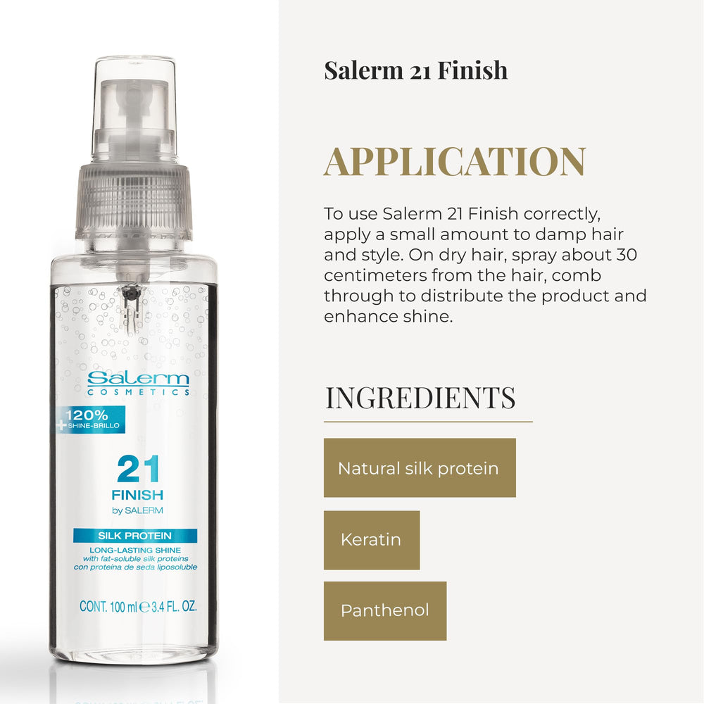 Salerm 21 Finish protege del calor al peinar