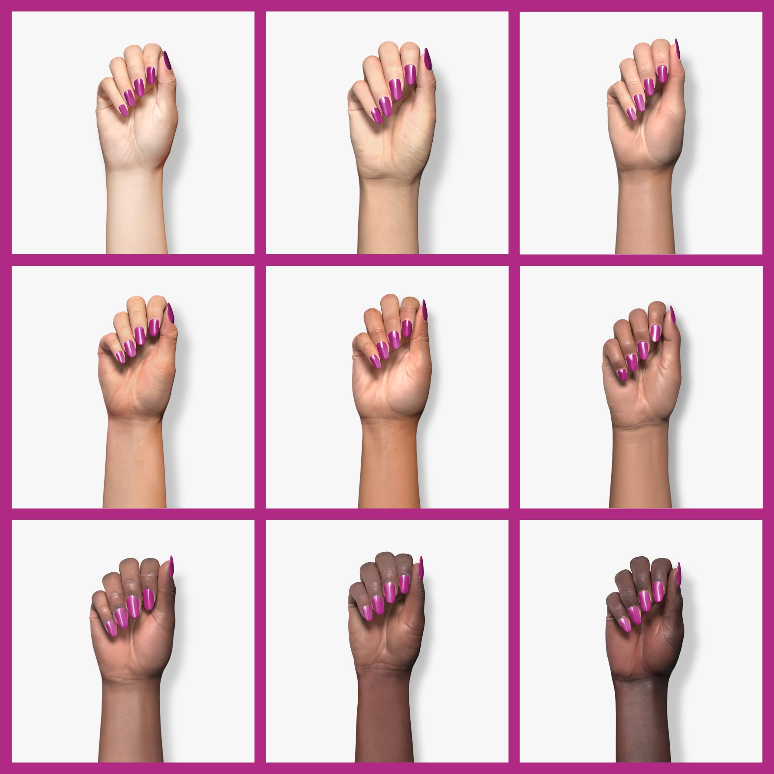 Uñas pintadas con Sally Hansen Color Therapy Rosy Glow para un look fresco.