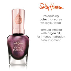 Muestra de uñas fortalecidas con Sally Hansen Color Therapy