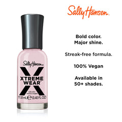 Color de larga duración con Sally Hansen Xtreme Wear para mani duradera.