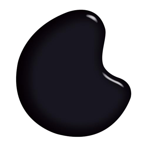 Sally Hansen Xtreme Wear, aplicación sin rayas en tono negro Out para uñas limpias.