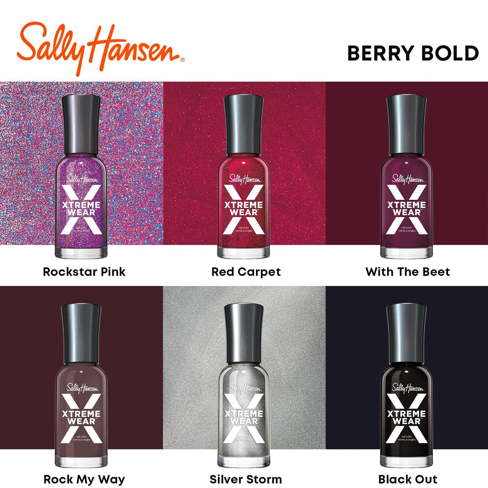 Sally Hansen Xtreme Wear, duración prolongada para mani-pedi sin retoques frecuentes.