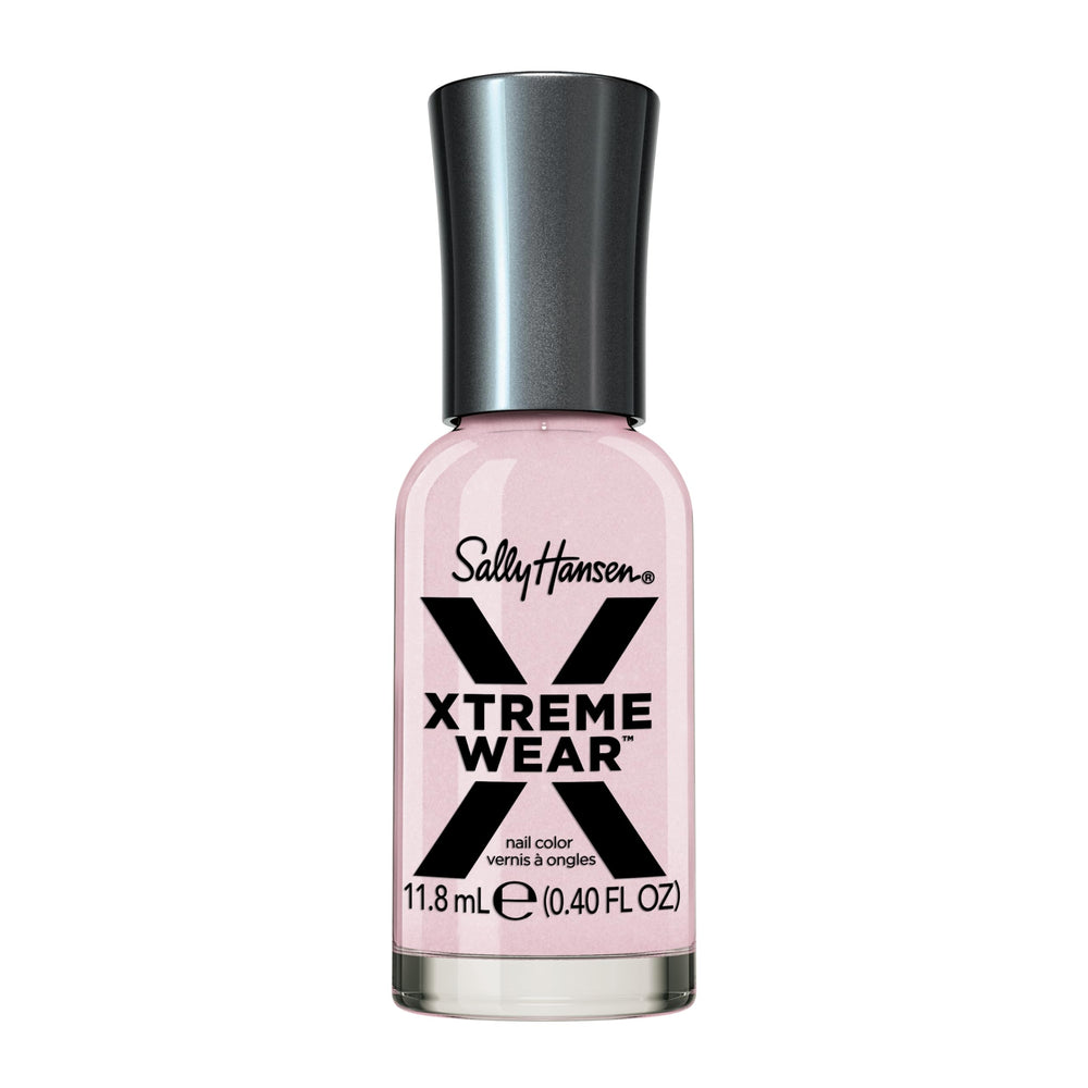 Sally Hansen Xtreme Wear Rosa Agua, brillo intenso y cobertura uniforme para uñas.