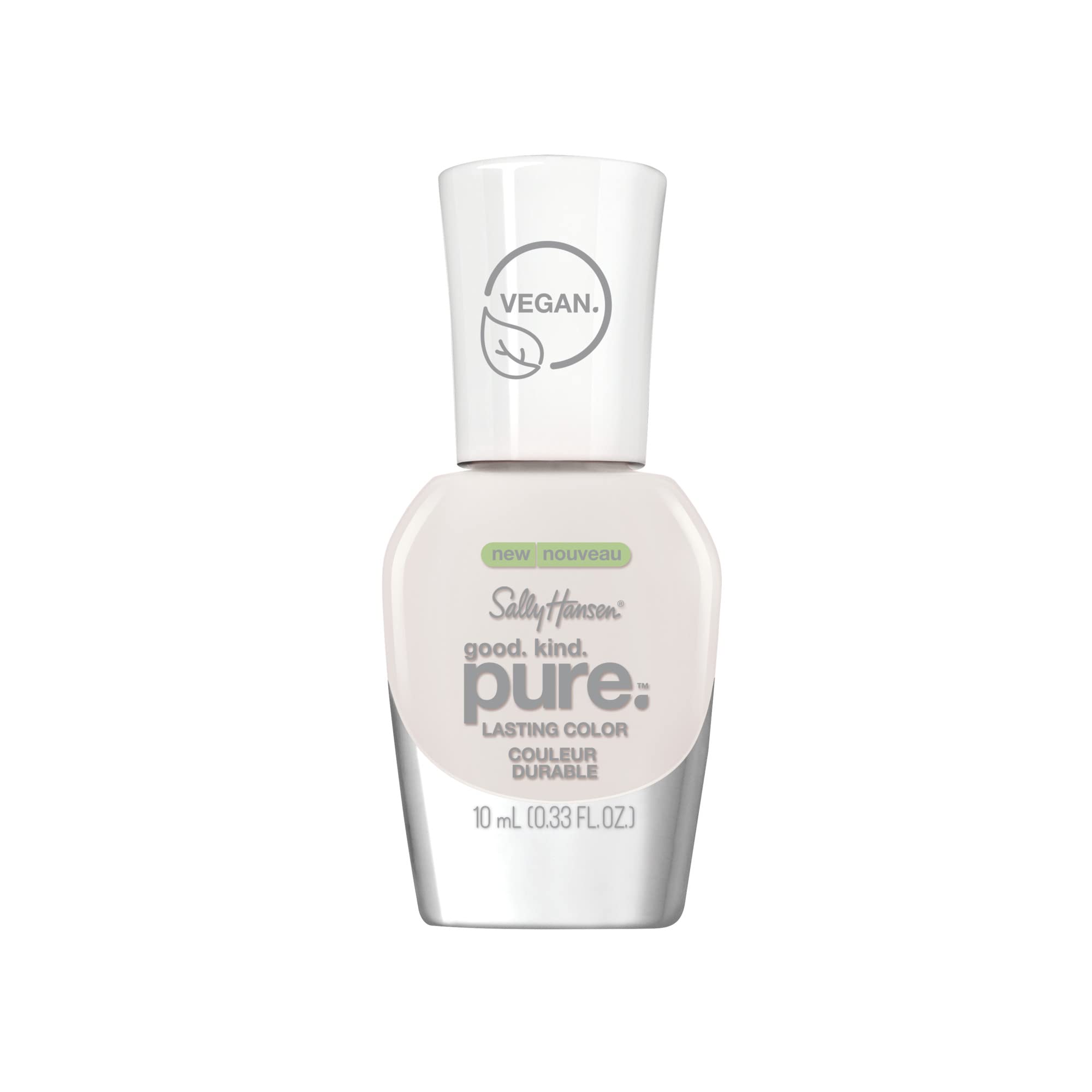 Botella de Sally Hansen Good. Kind. Pure. con color crema suave y acabado natural.