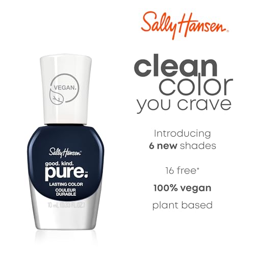 Sally Hansen Good.Kind.Pure Geoda para la Alegría - Muestra de color intenso para looks nocturnos.