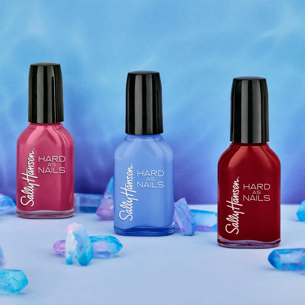 Sally Hansen Hard as Nails empaque compacto para viaje y uso práctico