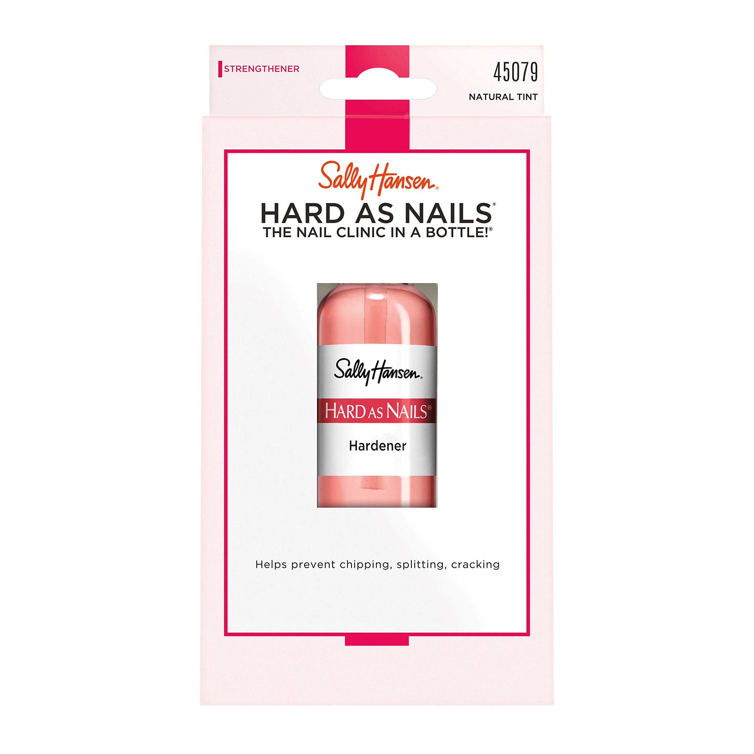 Sally Hansen Hard As Nails Natural Tint: aplicador con pincel para una aplicación uniforme.