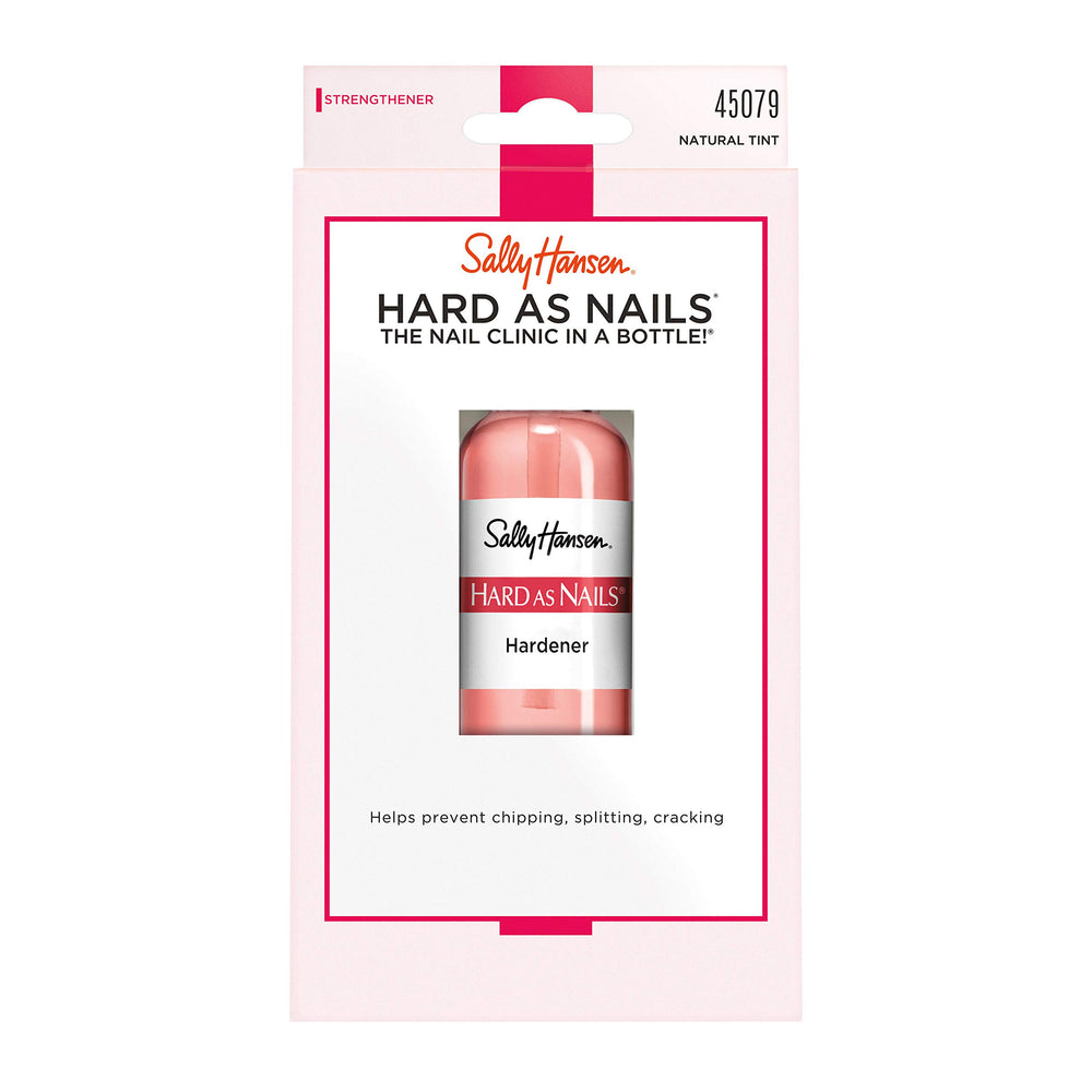 Sally Hansen Hard As Nails Natural Tint: aplicador con pincel para una aplicación uniforme.