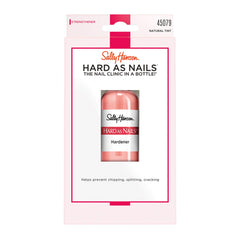 Sally Hansen Hard As Nails Natural Tint: aplicador con pincel para una aplicación uniforme.