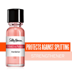 Sally Hansen Hard As Nails Natural Tint: uñas fortalecidas con acabado claro.