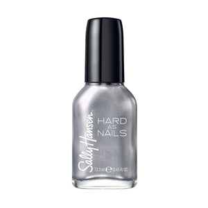 Sally Hansen Hard as Nails Pumping Iron, esmalte plateado brillante para un acabado duradero