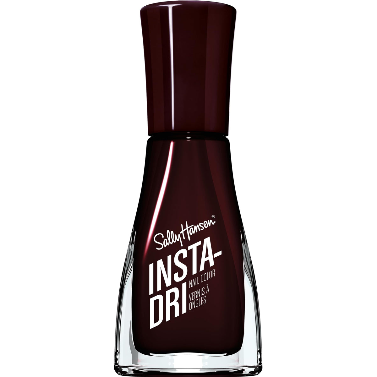 Sally Hansen Insta-Dri 403 Go Garnet, color rojo intenso y secado rápido.