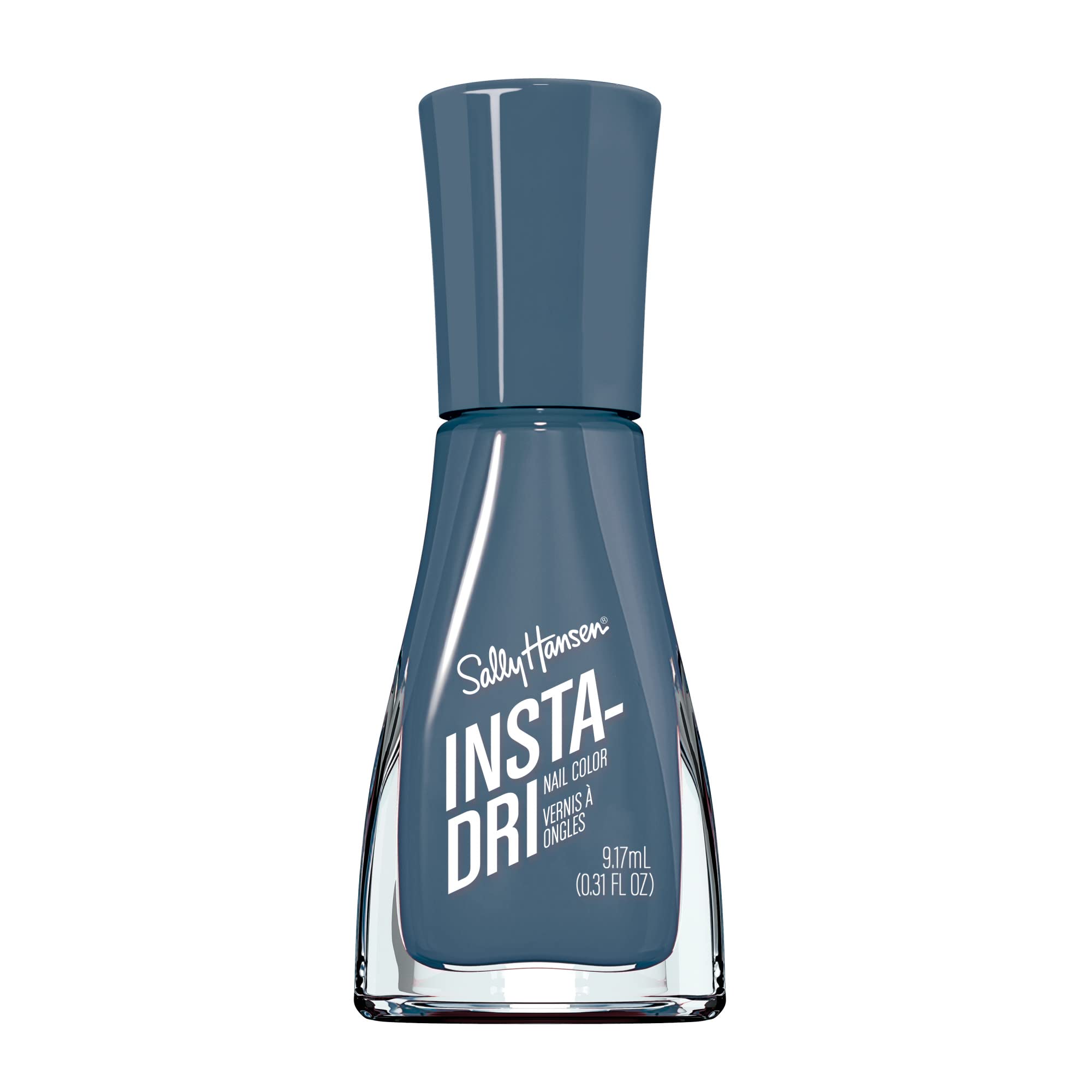 Sally Hansen Insta-Dri en azul índigo profundo para un mani rápido y duradero