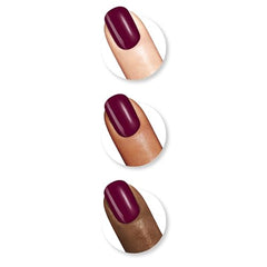 Acabado brillante y duradero en uñas con Insta-Dri.