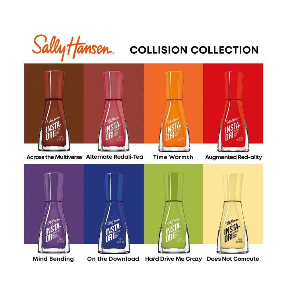 Sally Hansen Insta-Dri, brocha ergonómica facilita la aplicación.