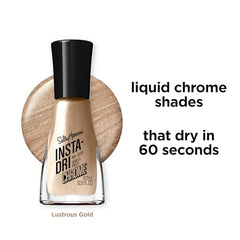 Sally Hansen Insta-Dri base y capa superior integradas, aplicación sencilla.